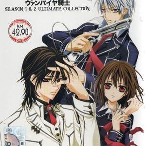 Anime DVD Vampire Knight Season 1-2 Ultimate Collection Vol.1-26 End *English Dubbed* Region All