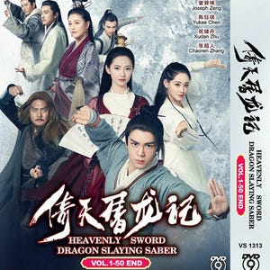 Chinese Drama DVD Heavenly Sword Dragon Slaying Saber 倚天屠龙记 Vol.1-50 End *English Subtitle* Region All