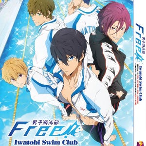 DVD dell&#39;anime gratuito! Iwatobi Swim Club 男子游泳部 Stagione 1-3 Vol.1-37 Fine + OVA + Speciale+6 Film + SP:Take Your Marks Vol.1-4 Fine *Doppiato in inglese*