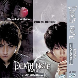 DVD Japanisches Drama Death Note Top 11 Vol.1 - Ende 11 + 5 Live Action Filme *Englische Subtitel* Region Alle