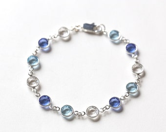 Family Birthstone Jewelry, Mother's Day Gift for Mom, Bracelet, Gift for Grandma Birthstone Bracelet, Dainty, Personalized Jewelry Gift