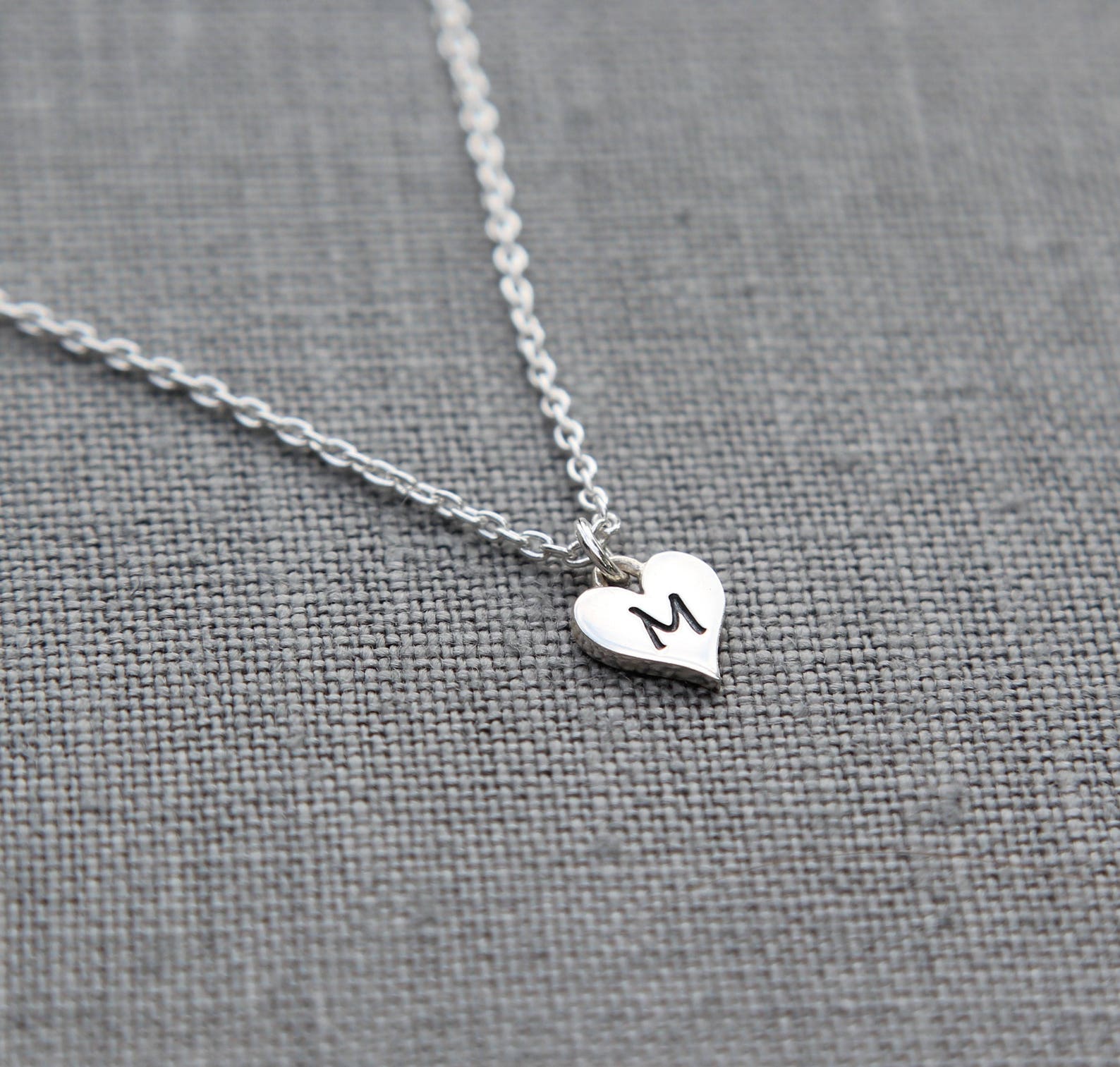 Couples Initial Necklace for Girlfriend Gift From Boyfriend Etsy