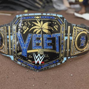 New Handmade Yeet World Heavyweight Championship Belt - Custom Made Jey USO Replica Title Yeet Heavyweight Wrestling Championship Belt
