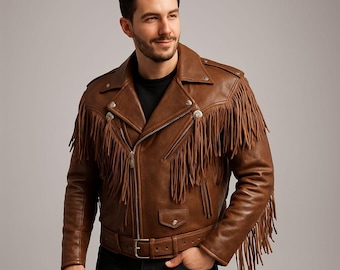 ジャケット・アウター OLD HAMNETT LEATHER TAILORED JACKET Katharine Hamnett Leather Jacket - Size M