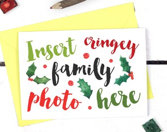 funny christmas card photo etsy