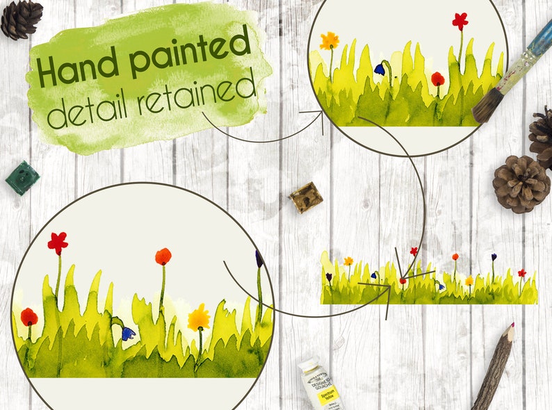 leaf print Download Meadow Flowers Clipart Meadow Grass Digital Clip Art Wild Flower Cliaprt ACGA82 Digital Image Vector Graphic