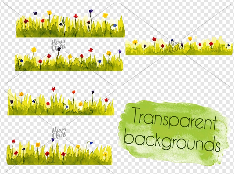 leaf print Download Meadow Flowers Clipart Meadow Grass Digital Clip Art Wild Flower Cliaprt ACGA82 Digital Image Vector Graphic