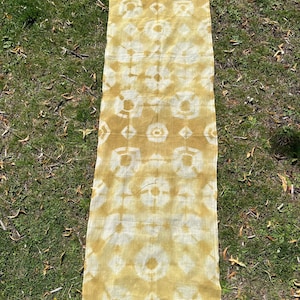Handwoven naturally dyed cotton khadi scarf
