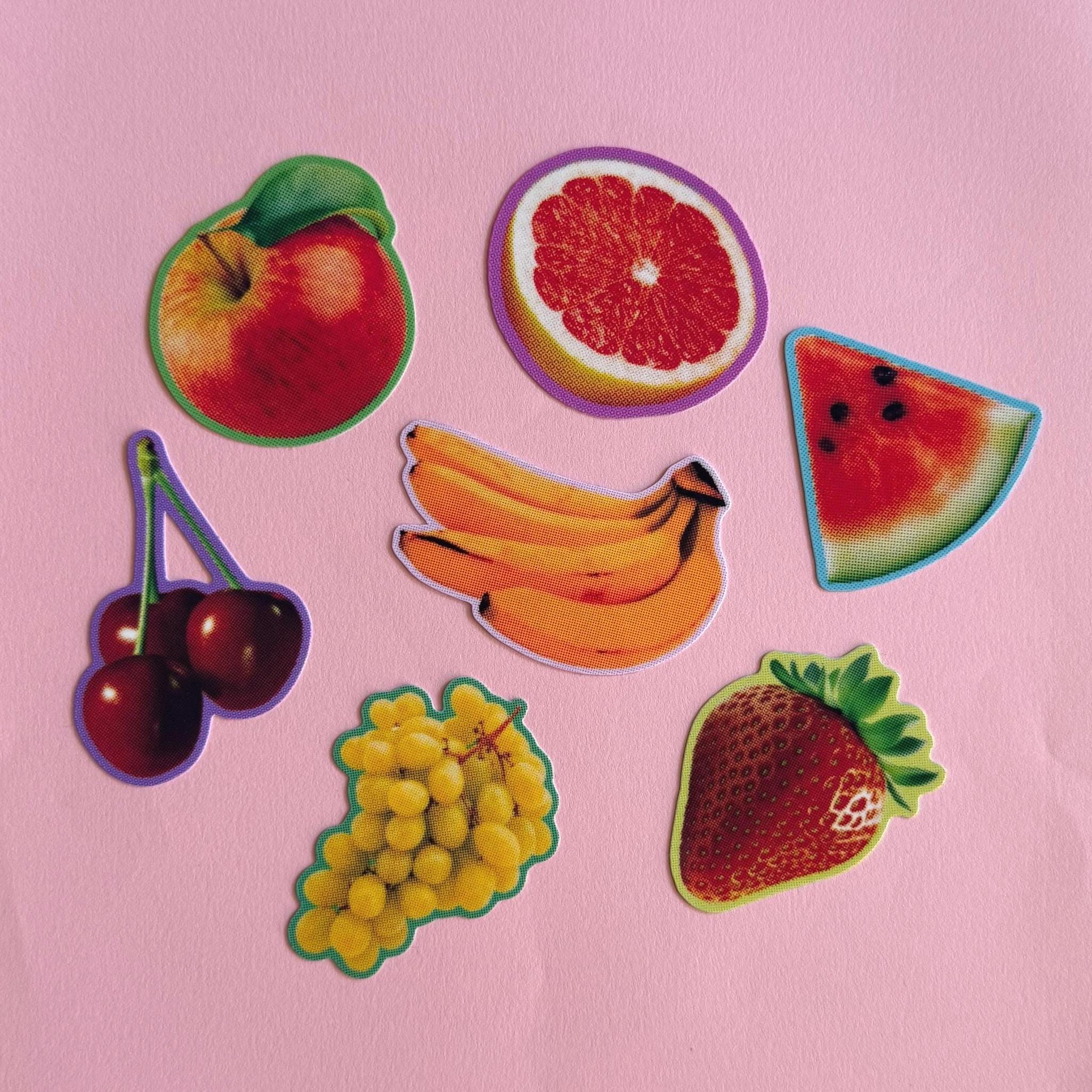 Retro Watermelon Sticker Vintage Watermelon Sticker | Pop Deco Decals for Scrapbook, Crafting ...