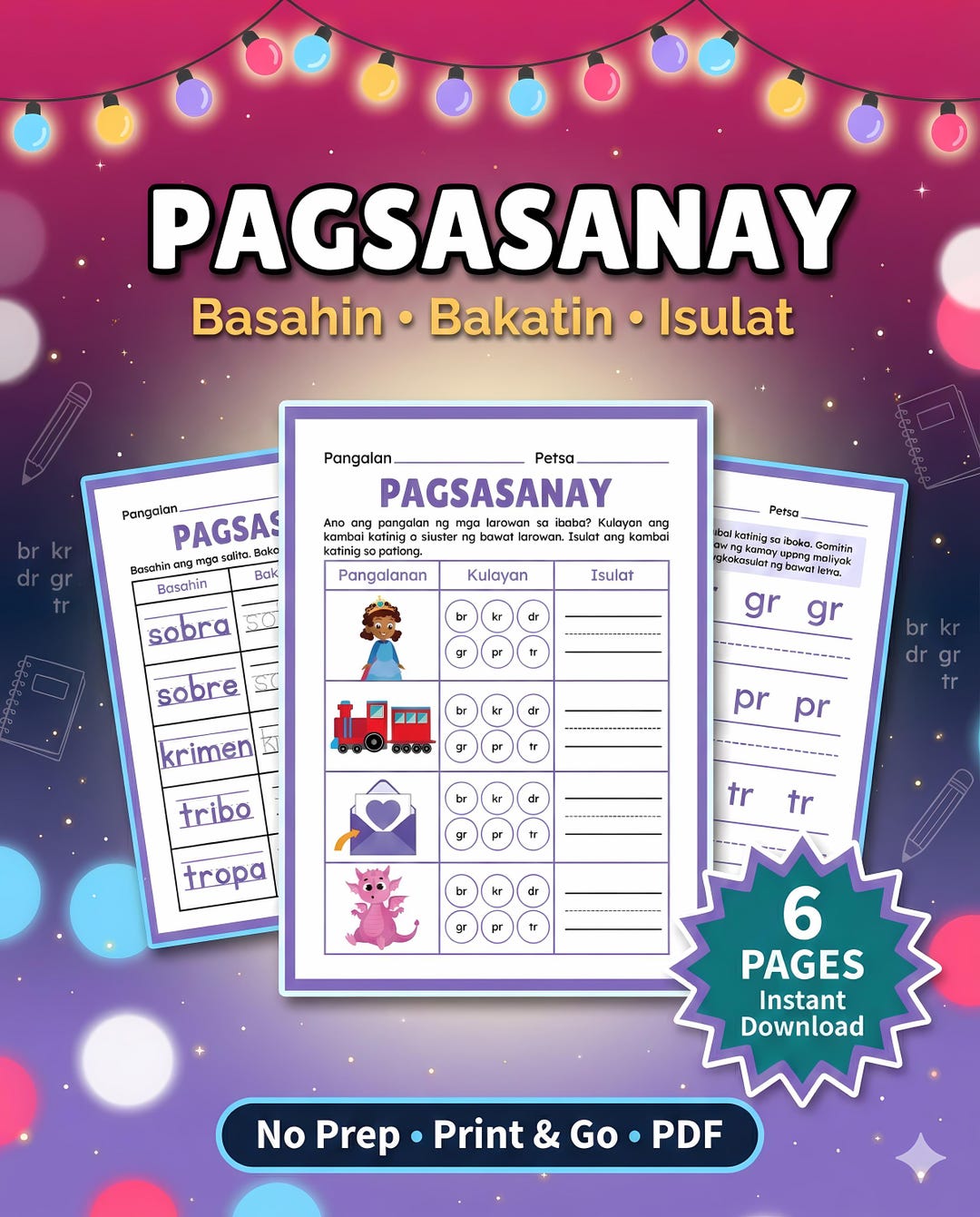 Letrang R Basahin Filipino Reading Worksheets (pagsasanay), Basahin Bakatin Isulat ...