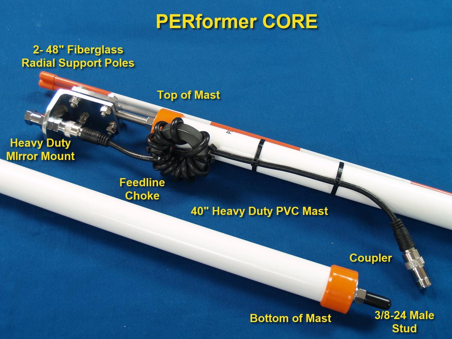Performer CORE Quarter-wave Vertical Antenna. Award Winning