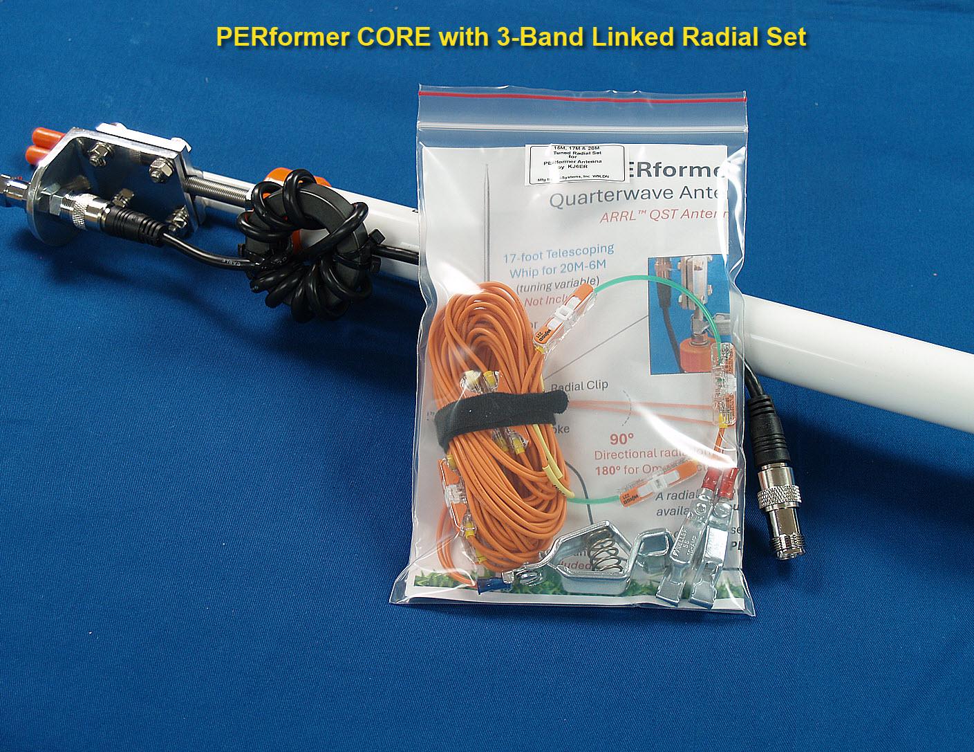50〜3.5MHz垂直アンテナSmallIR+80m Coil Unit Performer CORE Quarter-wave Vertical Antenna. Award Winning