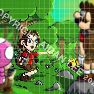 Pauline And Friends Exploration Original Art Print
