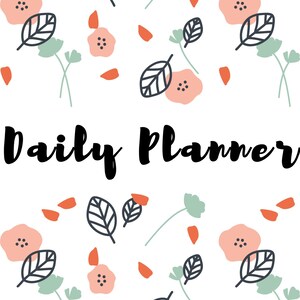 Daily Digital Planner PNG
