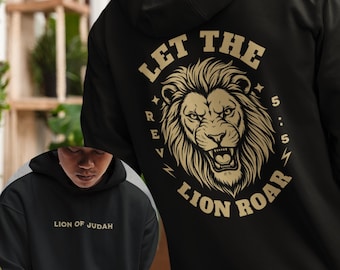 Lion of Judah Graphic Hoodie | Let the Lion Roar, Fleece