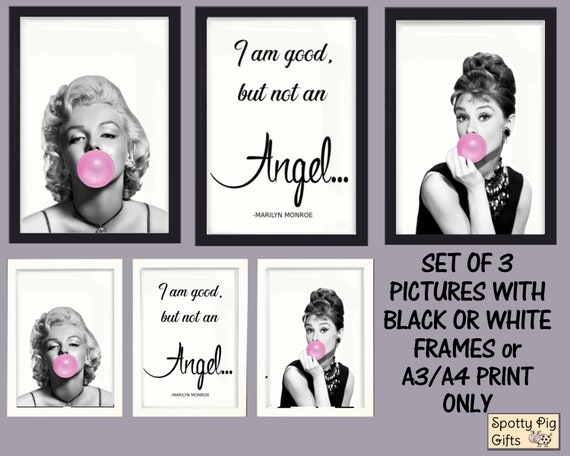 Din A4 Kunstdruck-Set – 3 Motive: Marilyn Monroe, Produktbild-Vorschau 13