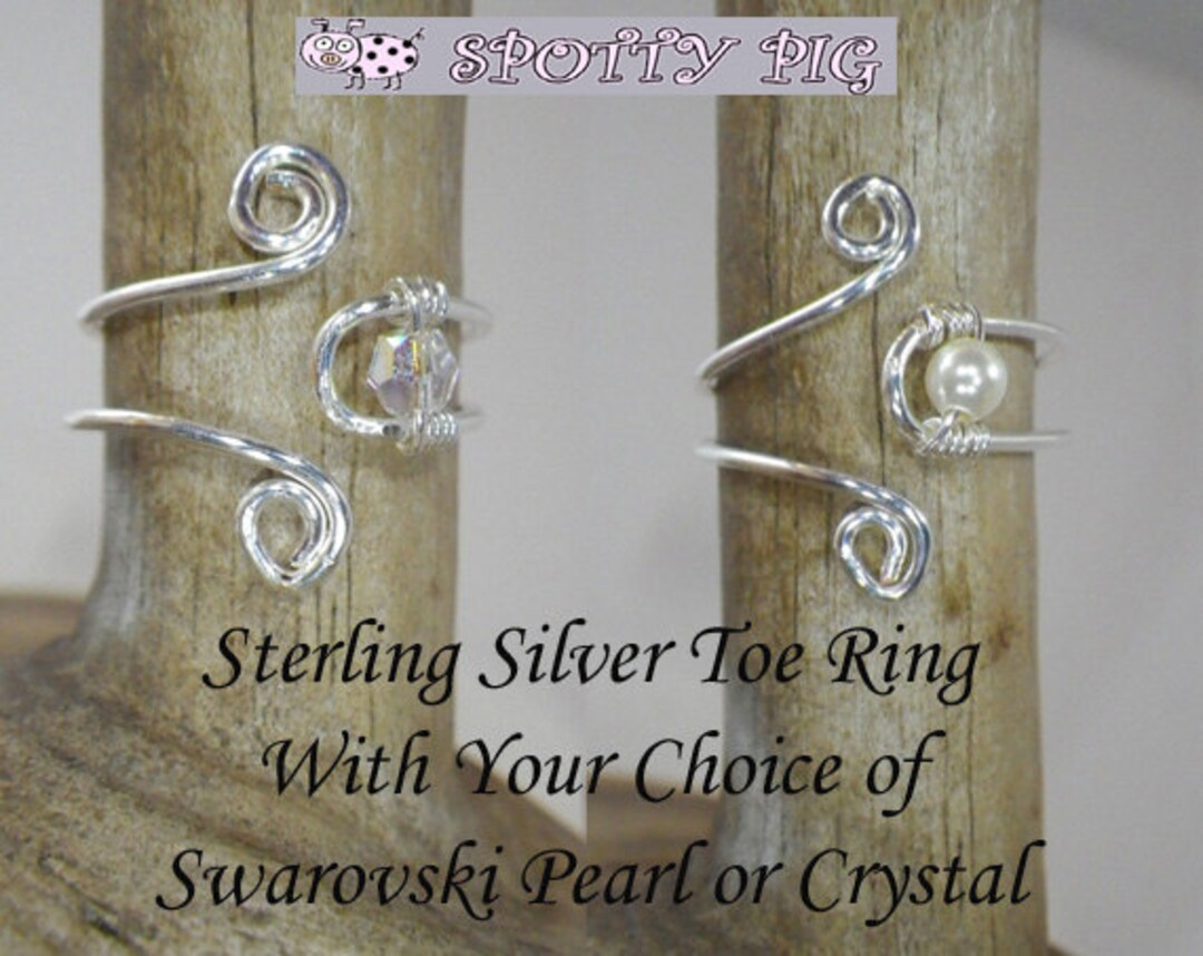 Swarovski toe ring online