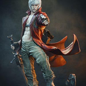 Devil May Cry Dante 3D Model Figure (* Zollgebühr ist im Produktpreis enthalten.)
