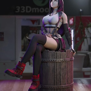 Tifa 3D Model Figure (* Customs duty is included in the product price.)