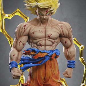 Super Saiyan Son Goku - Dragon Ball 3D Model (* Customs duty is included in the product price.)