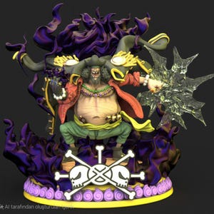 One Piece-Marshall D Teach 3D Model Figure  (* Customs duty is included in the product price.)