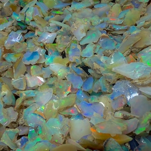AAA Ethiopian Opal Rough: Natural Crystal Gemstone