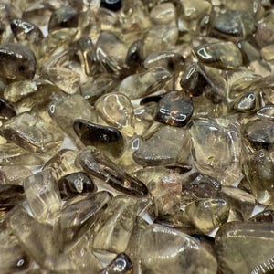 Smoky Quartz Polished Rough: Grounding Protection Crystal (4MM+)