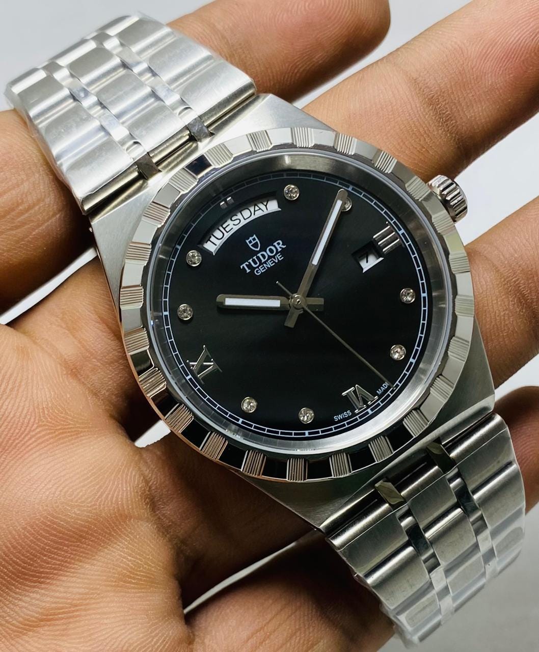 ヴィンテージ チューダー ロイヤル オートマチック ダイヤモンド