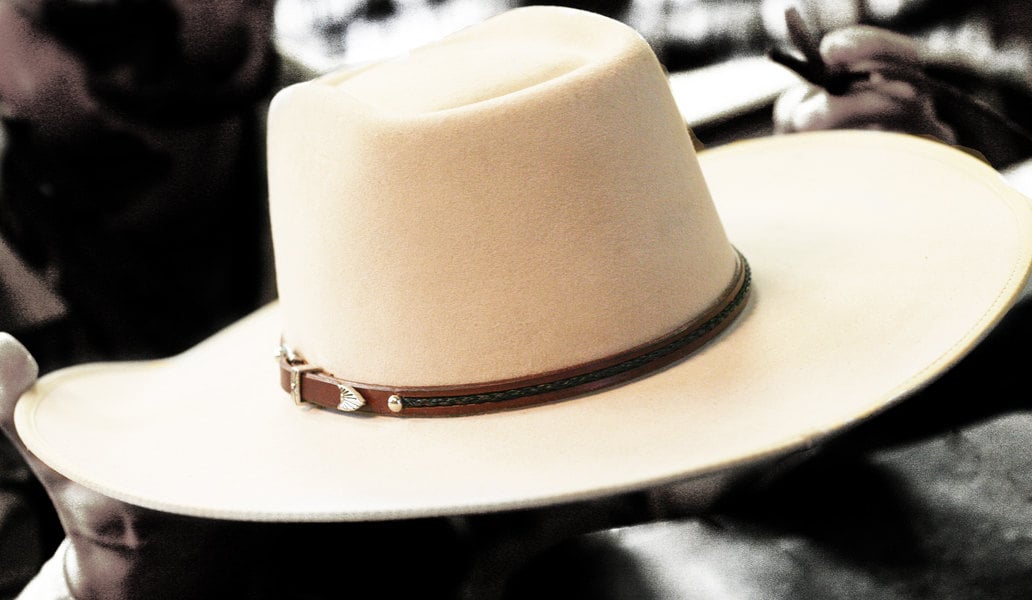 GORGEOUS STETSON WESTERN HAT!Wide-Brim Hat with Braided horsehair hat band! ✨? Twisted Horsehair Hat Band main image 3