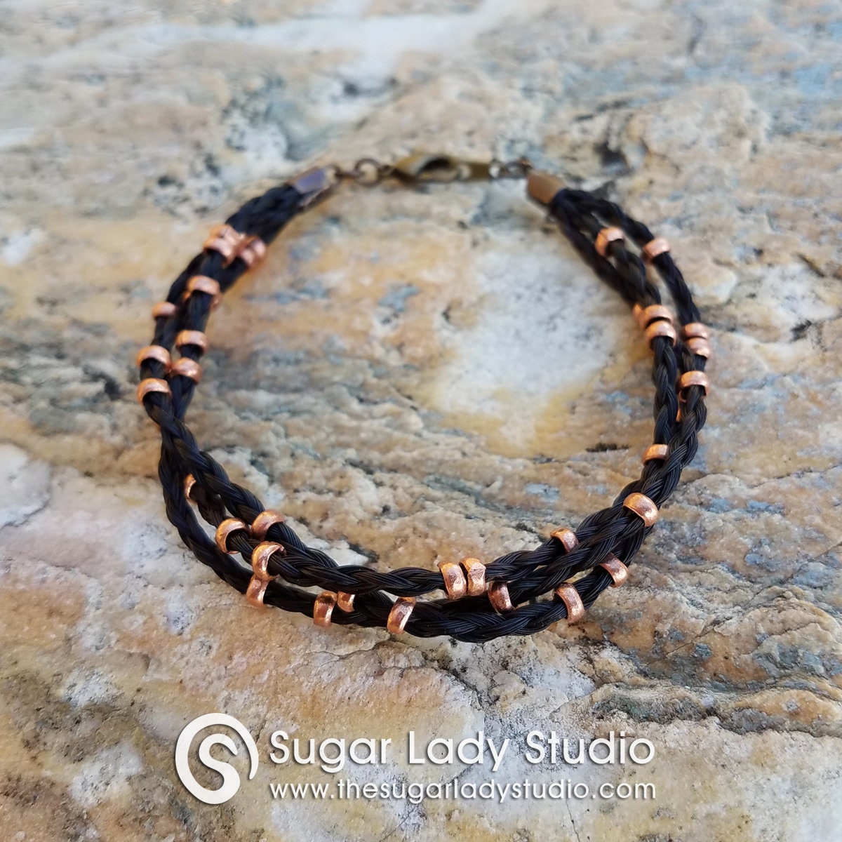 Horse Hair And African Copper Beaded Bracelet Etsy Horse Hair And African Copper Beaded Bracelet Etsy