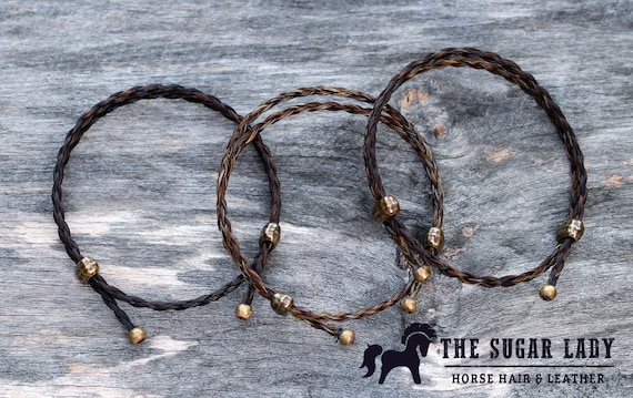 Handcrafted horse hotsell hair bracelets