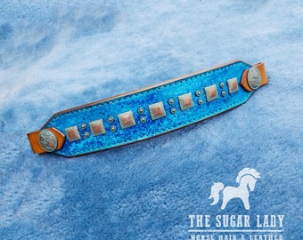 Bronc Noseband Broque Style with Copper Accents and Studs