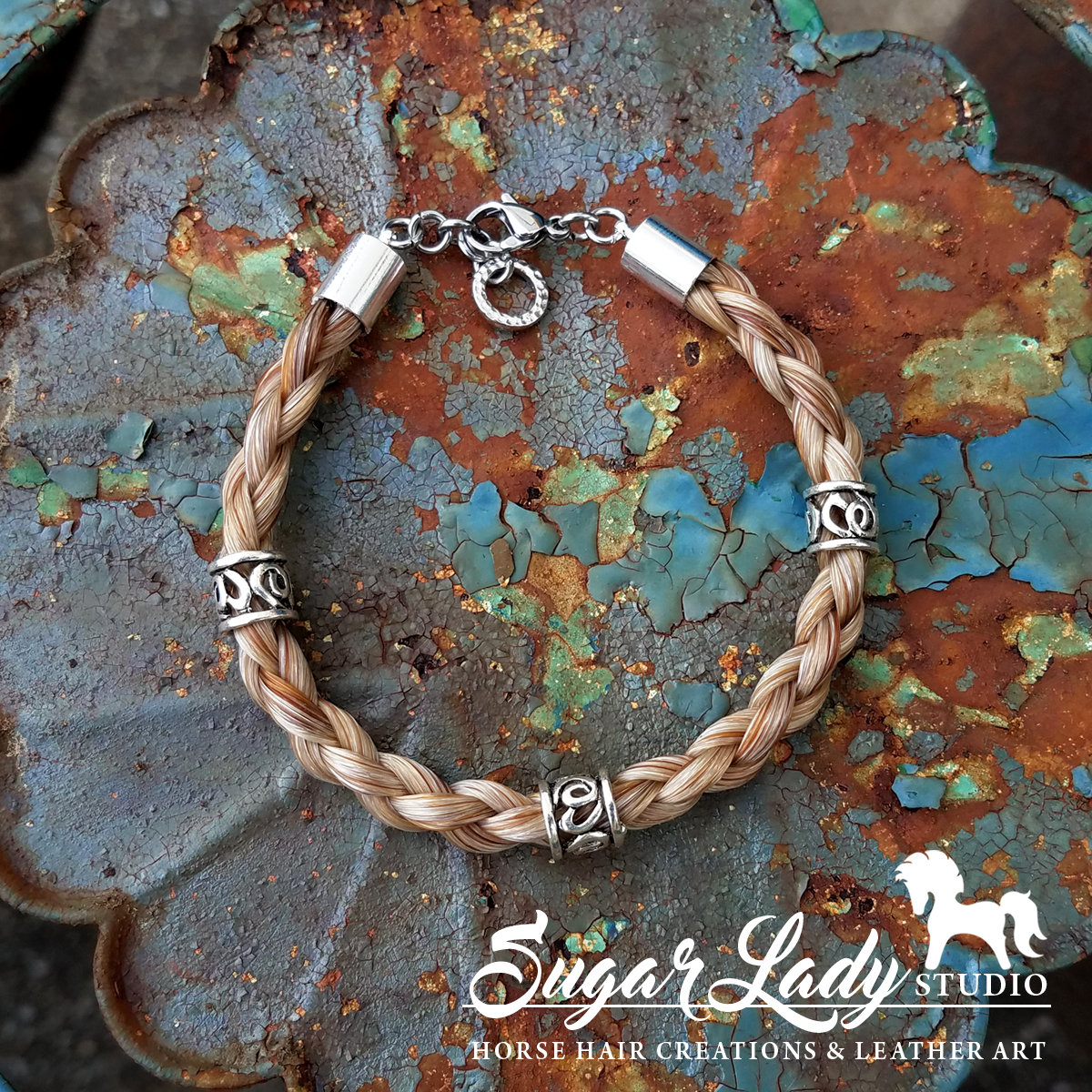 Horse Hair Bracelet With Beads Braided Horsehair Jewelry Etsy Canada