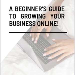 Beginner’s Guide to Growing Your Business Online | 65-Page Social Media & Marketing eBook for Women Entrepreneurs