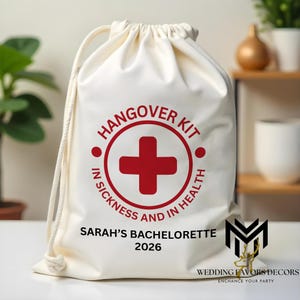 Kits de recuperación para bodas, Kit para la resaca, Regalos para bodas, Kits de recuperación, Bolsas de bienvenida para bodas