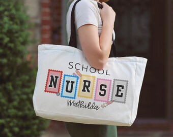Personalized School Nurse Gift Back to School Nurse Gift, School Nurse Appreciation Gift School Nurse Medical Supplies Weekender Carryall