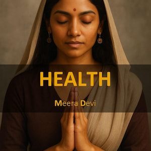 Handwritten Sanskrit Health Mantra | For Healing, Balance And Calm | Spiritual Gift By Meera Devi