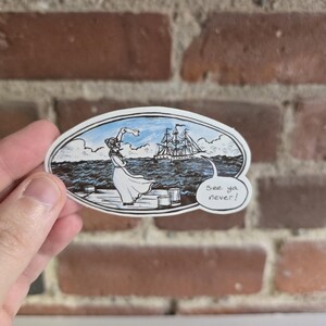See Ya Never Sailor's Farewell Vinyl Aufkleber