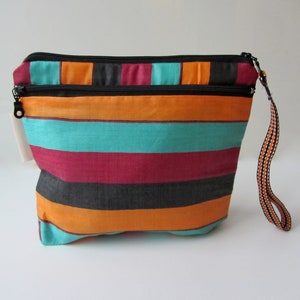 Kids Holiday pouch travel bag striped Perry the platipus colors