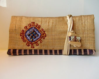 BFCM SALE Jewelry roll Mother’s Day Valentine Jewelry travel roll silk tribal extravaganza