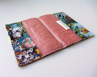 BFCM SALE Kids passport cover tribal rainforest pink