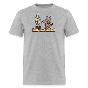 Funny French Bulldog Shirt | Ruff-ined Artist Tee • Dog Pun Art Shirt • Gift for Dog & Art Lovers