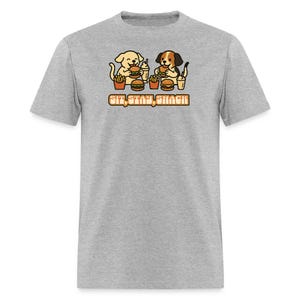 Funny Dog T-Shirt | Sit Stay Snack Tee • Cute Puppy Foodie Shirt • Dog Lover Gift for Fast Food Fans