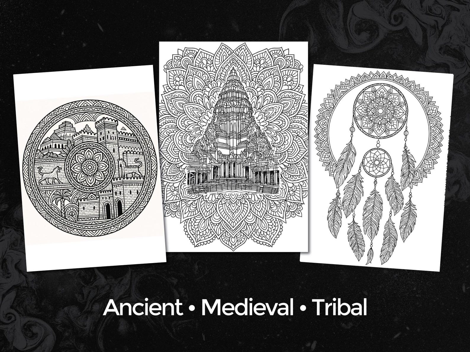 Ancient Civilizations Adult Coloring Book – World Cultures (PDF Files ...