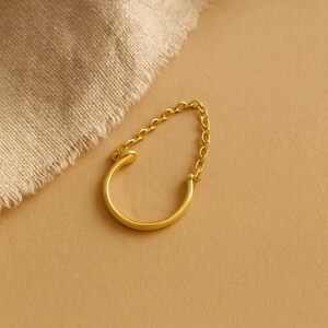 Petite Gold Vermeil Ear Cuff, Sterling Silver, Minimalist Earring