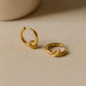 Gold Vermeil Huggie Hoop Earrings: 925 Sterling Silver, Minimalist Style