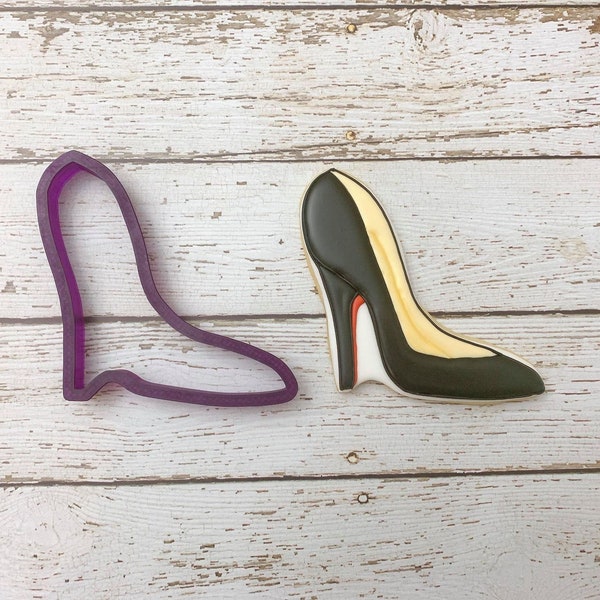 High Heeled Shoe Cookie Cutter or Fondant Cutter and Clay Cutter