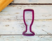 Wine or Champagne Glass or Flute Cookie Cutter and Fondant Cutter and Clay Cutter