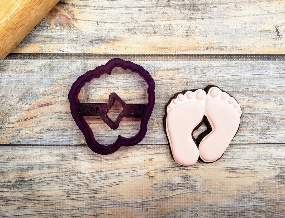 Baby Feet Cookie Cutter and Fondant Cutter and Clay Cutter Etsy