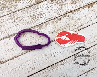 Crawfish #1 or Crawdad Cookie Cutter and Fondant Cutter and Clay Cutter